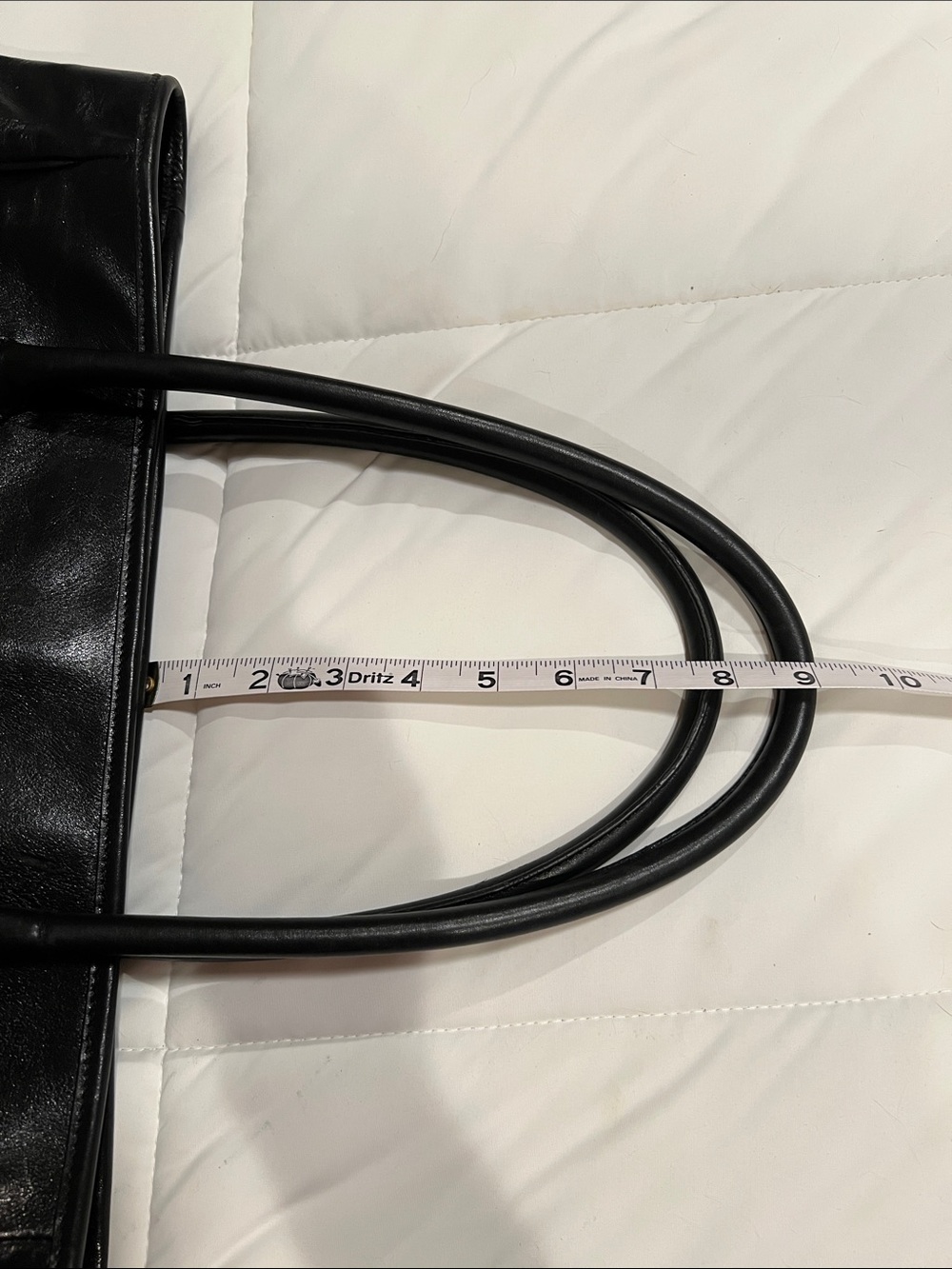 Italian Leather Tote - Picture 4 of 9